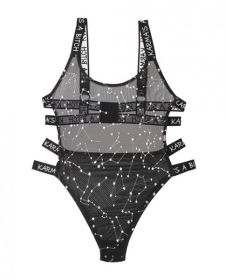 Vibes Karmas A Bitch Bodysuit Black M/L