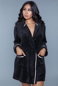 1966 Alyssa Robe (Color: black, size: 1X/2X)