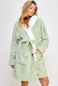 2483 Bailey Robe (Color: Mint Green, size: S/M)