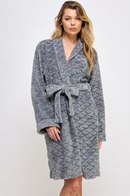 2490 Ariel Robe (Color: Slate, size: L/XL)
