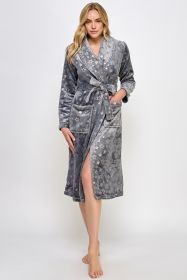 2492 Estelle Robe (Color: Slate, size: S/M)
