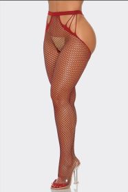 2692 What A Catch Tights (Color: Red, size: OS)
