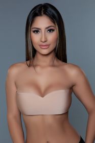 2191 Wing Shaped Bra (Color: Nude, size: A/B)