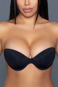 2307 Strapless Bra Adhesive (Color: black, size: B)