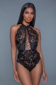 2015 Margot Bodysuit (Color: black, size: XL)