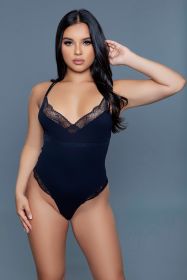 2271 Maisie Bodysuit (Color: black, size: XL)