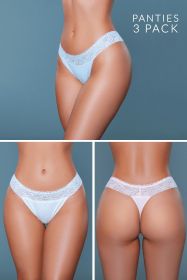 22003PK Devon 3 Pack (Color: Peach/Blue/White, size: S)