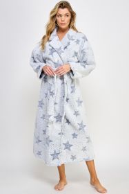 2485 Star Robe (Color: Light Blue, size: 1X/2X)